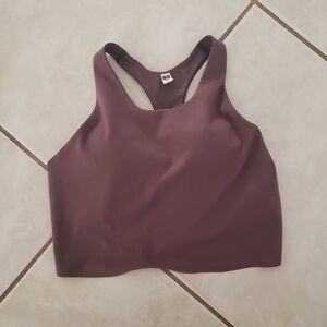 Uniqlo‎ Brown Racerback Sports Bra Medium